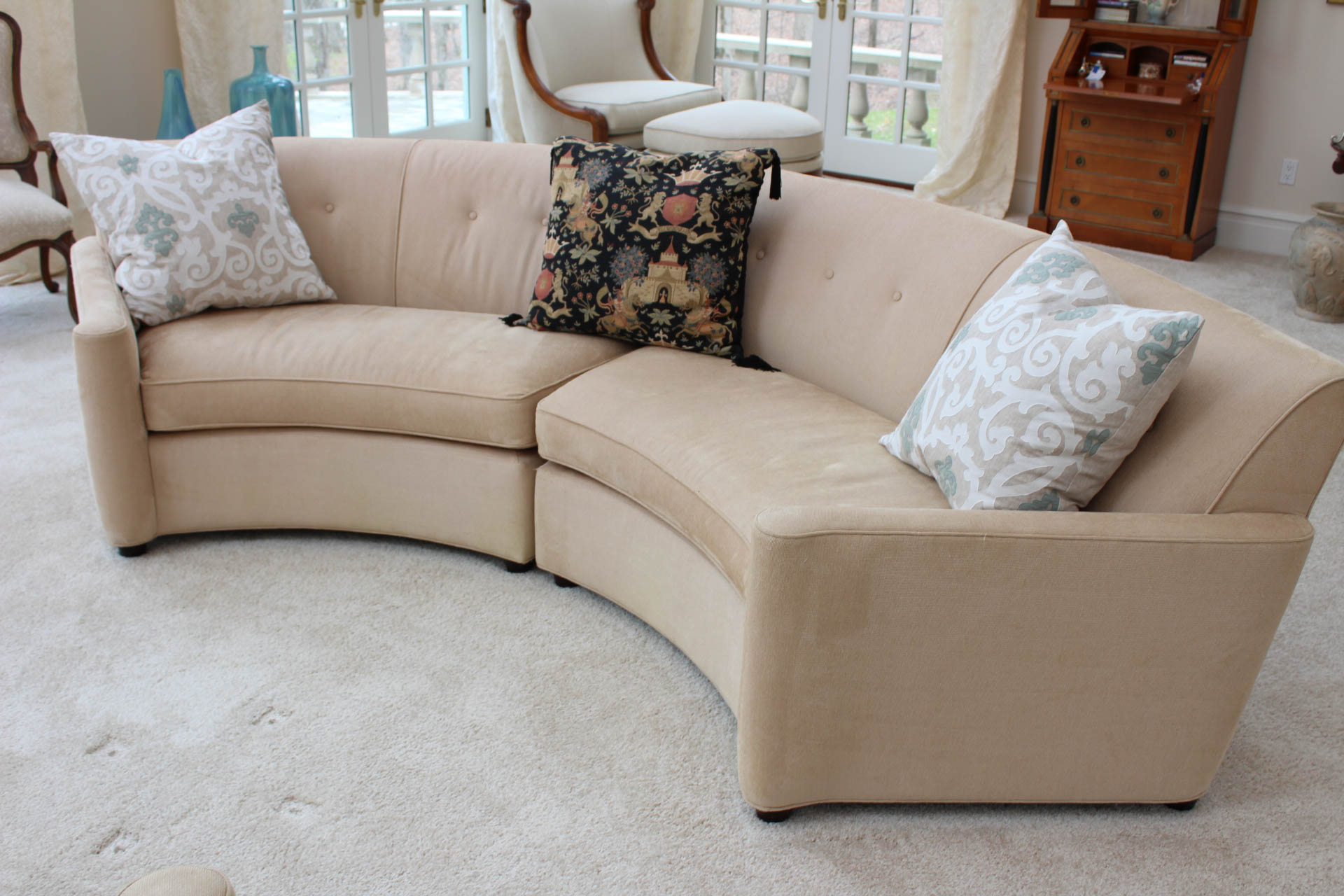 Contemporary Two-Piece Sectional Sofa by Modern Concepts