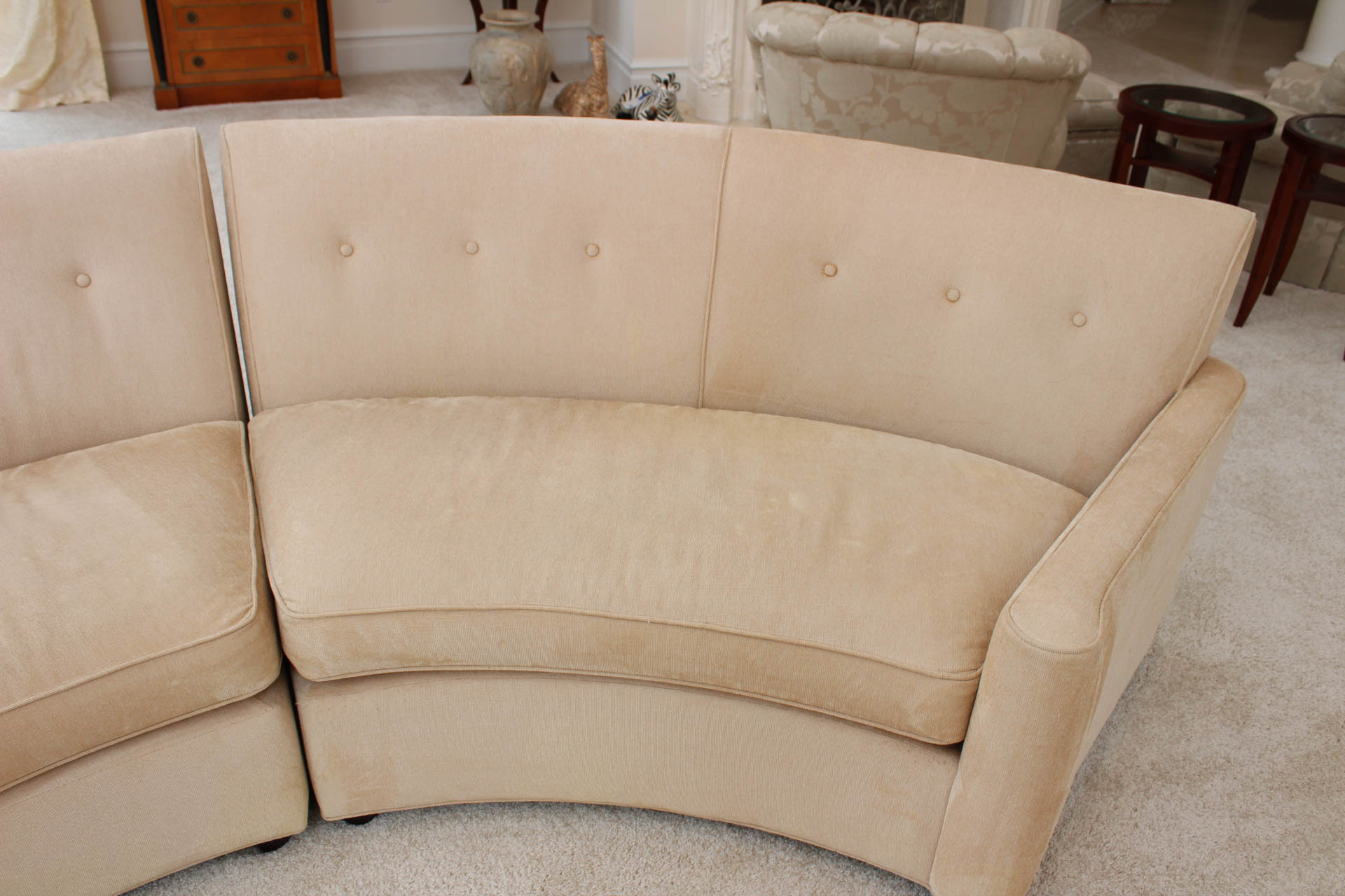 Contemporary Two-Piece Sectional Sofa by Modern Concepts