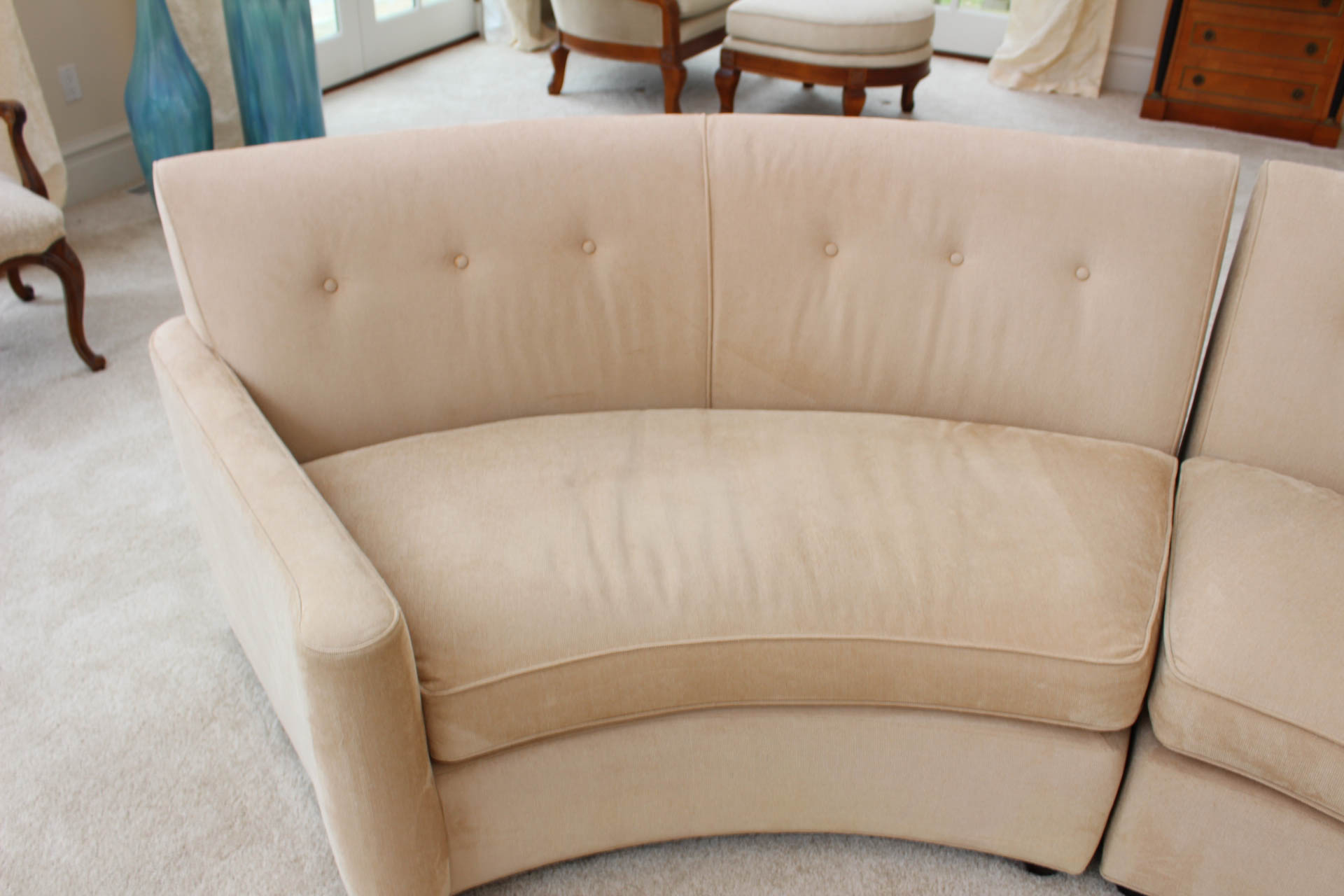 Contemporary Two-Piece Sectional Sofa by Modern Concepts