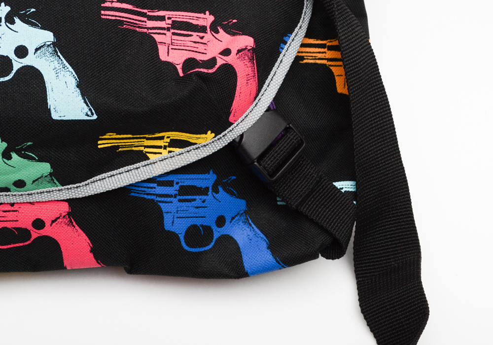 Plasticland Andy Warhol Gun Print Bag by Loop NYC