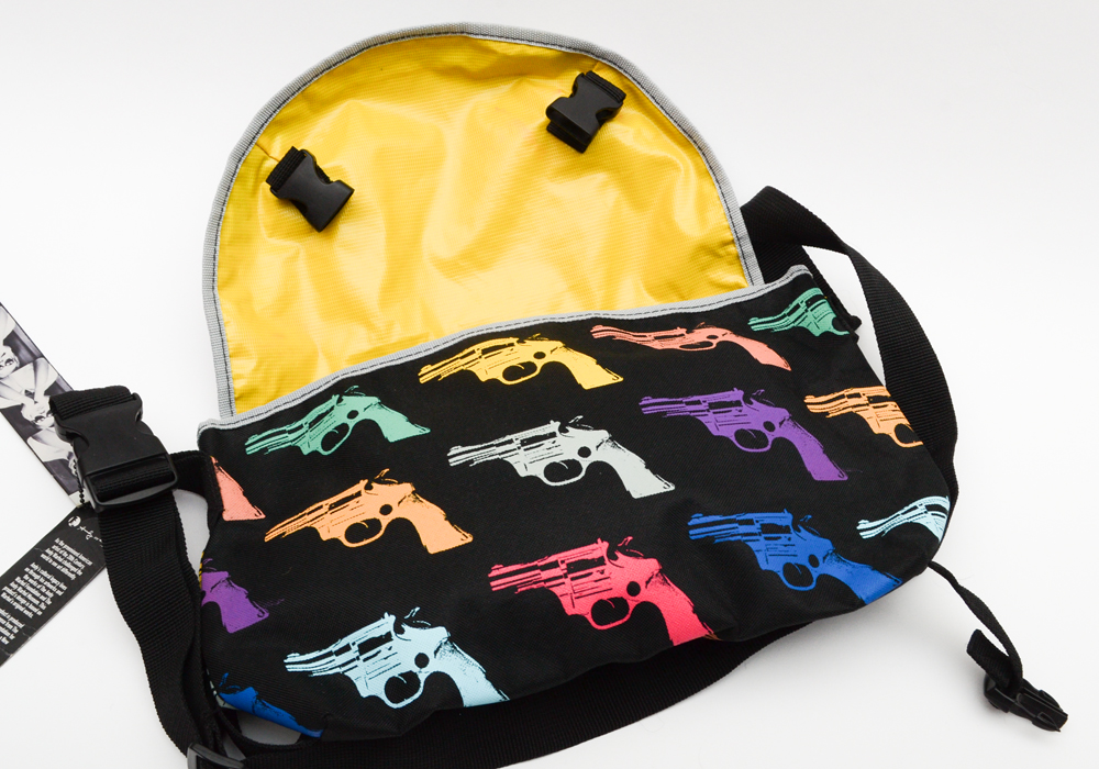 Plasticland Andy Warhol Gun Print Bag by Loop NYC