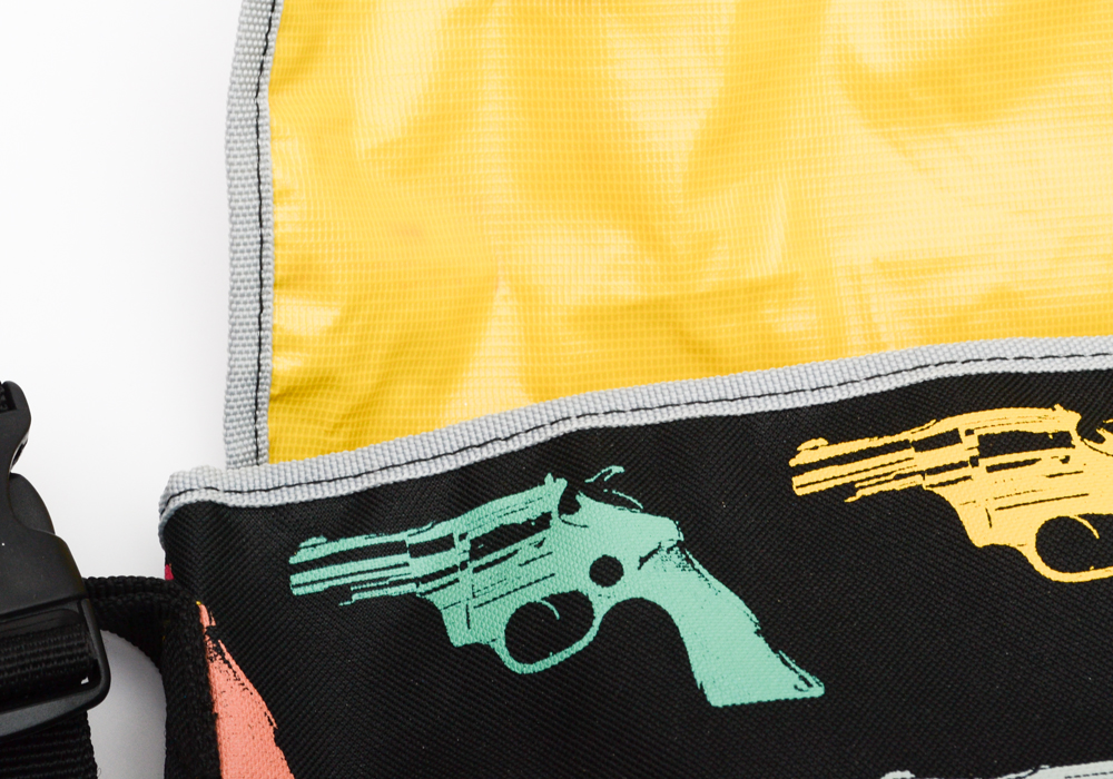 Plasticland Andy Warhol Gun Print Bag by Loop NYC