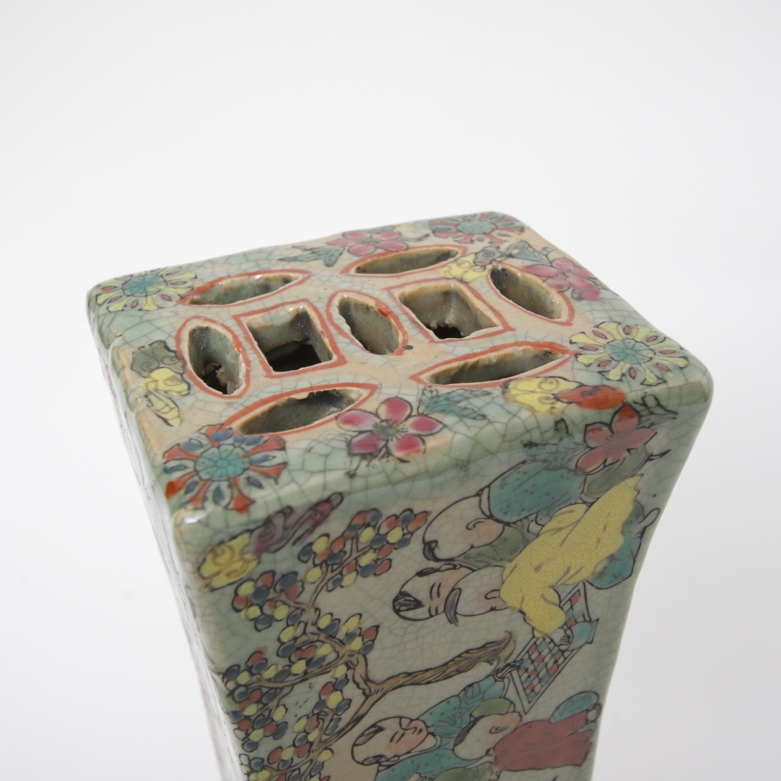 Hand Painted Asian Porcelain Decor