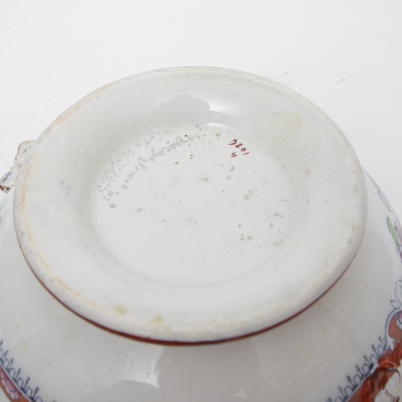 Hand Painted Asian Porcelain Decor