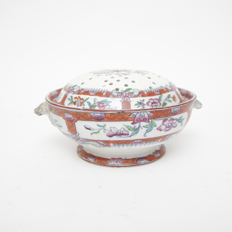 Hand Painted Asian Porcelain Decor