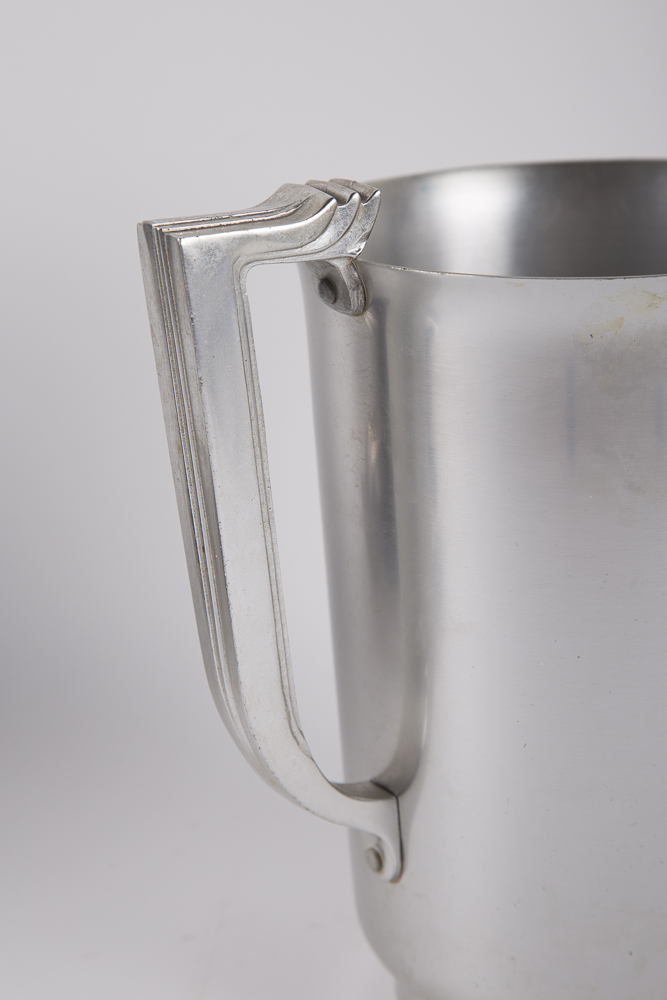 Assorted Pitchers and Trays including Vintage Thermos Vacuum Jug