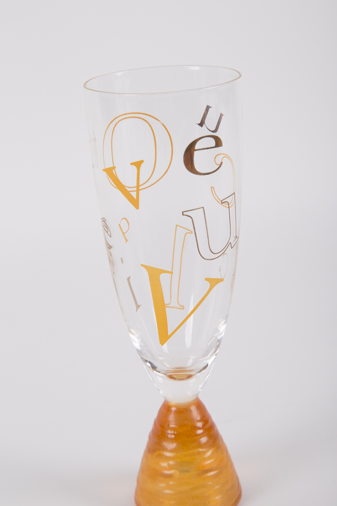 Vintage Veuve Clicquot Champagne Flutes