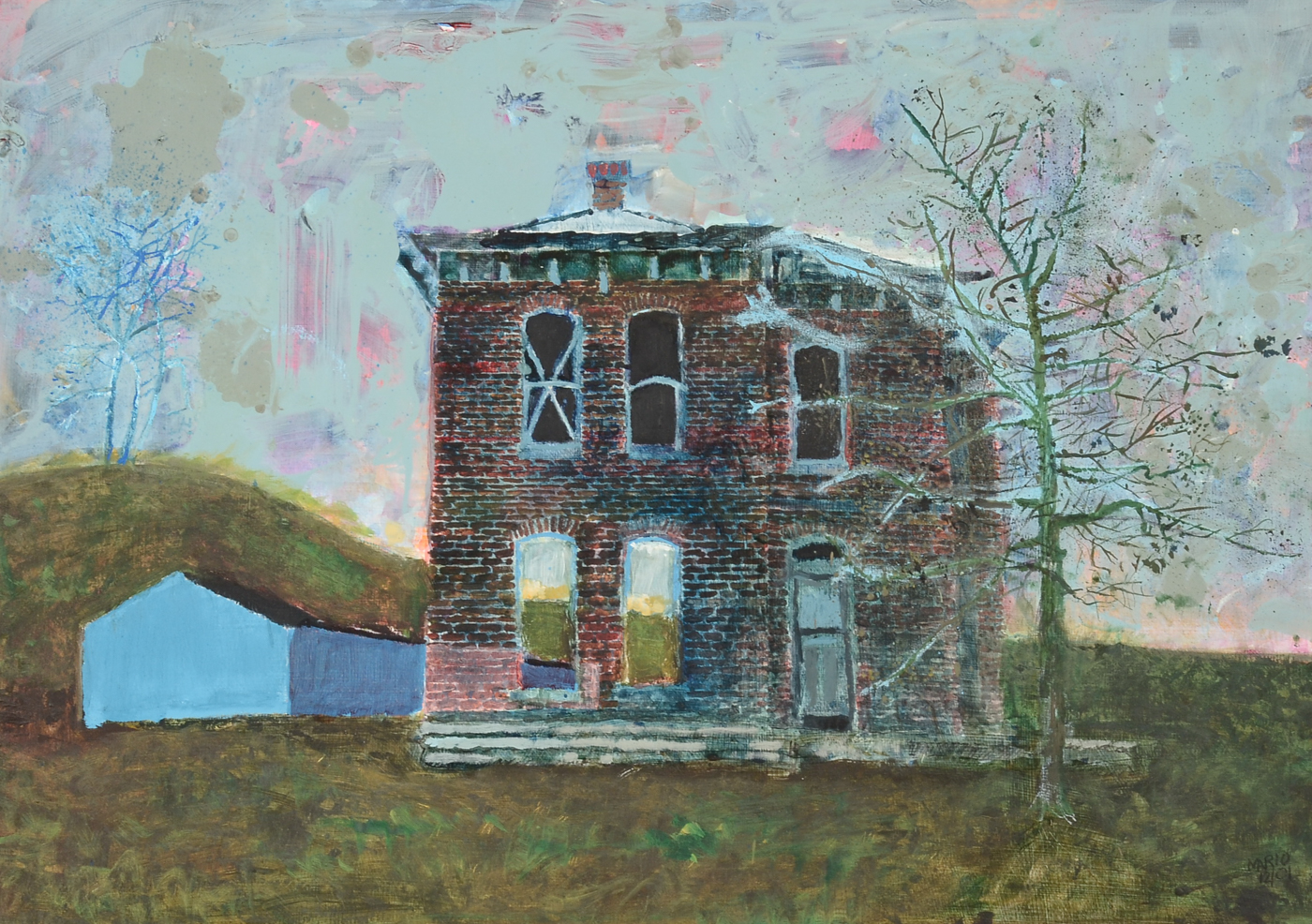 Mario Signed Original 2001 Contemporary Acrylic on Board