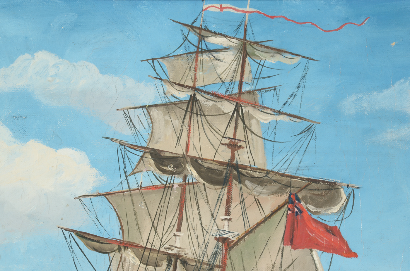 V. Henry Original Nautical Acrylic on Canvas