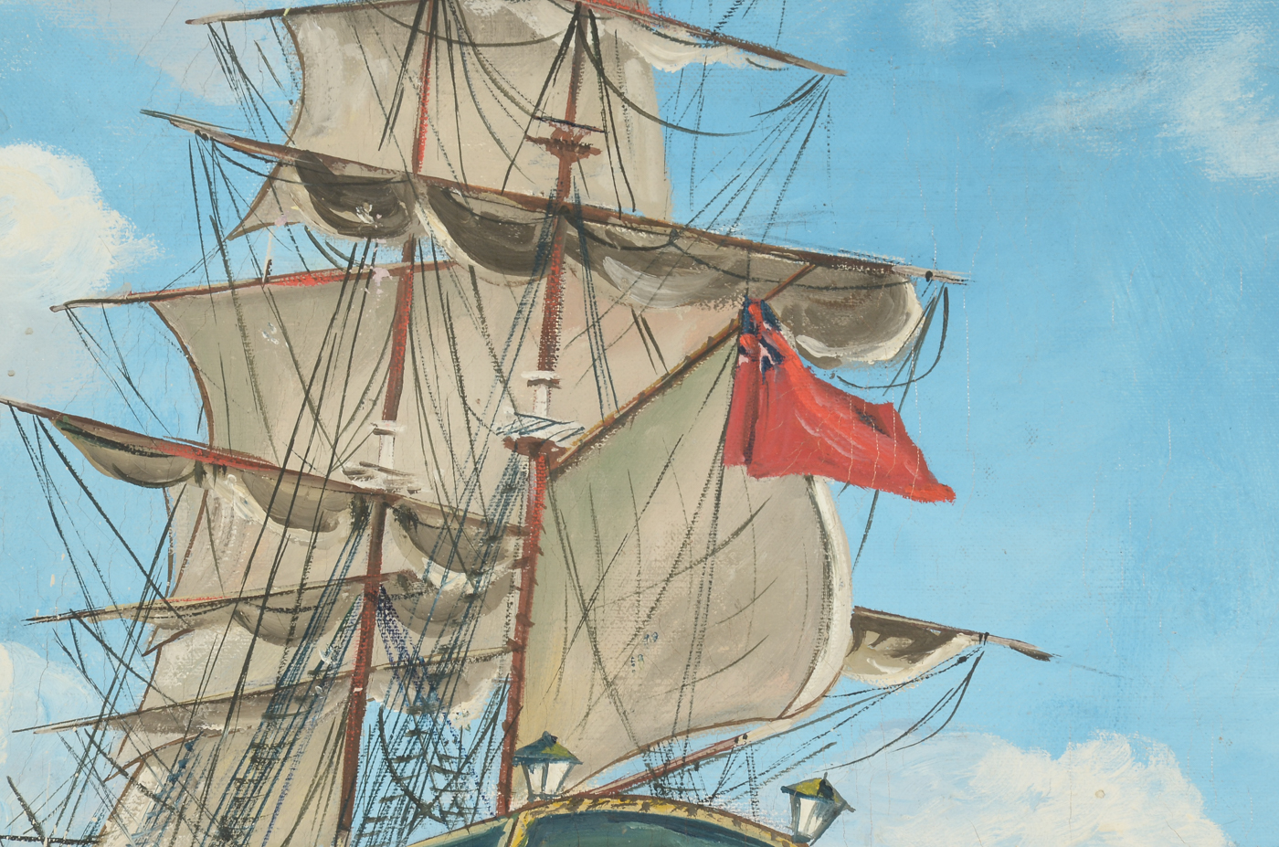 V. Henry Original Nautical Acrylic on Canvas