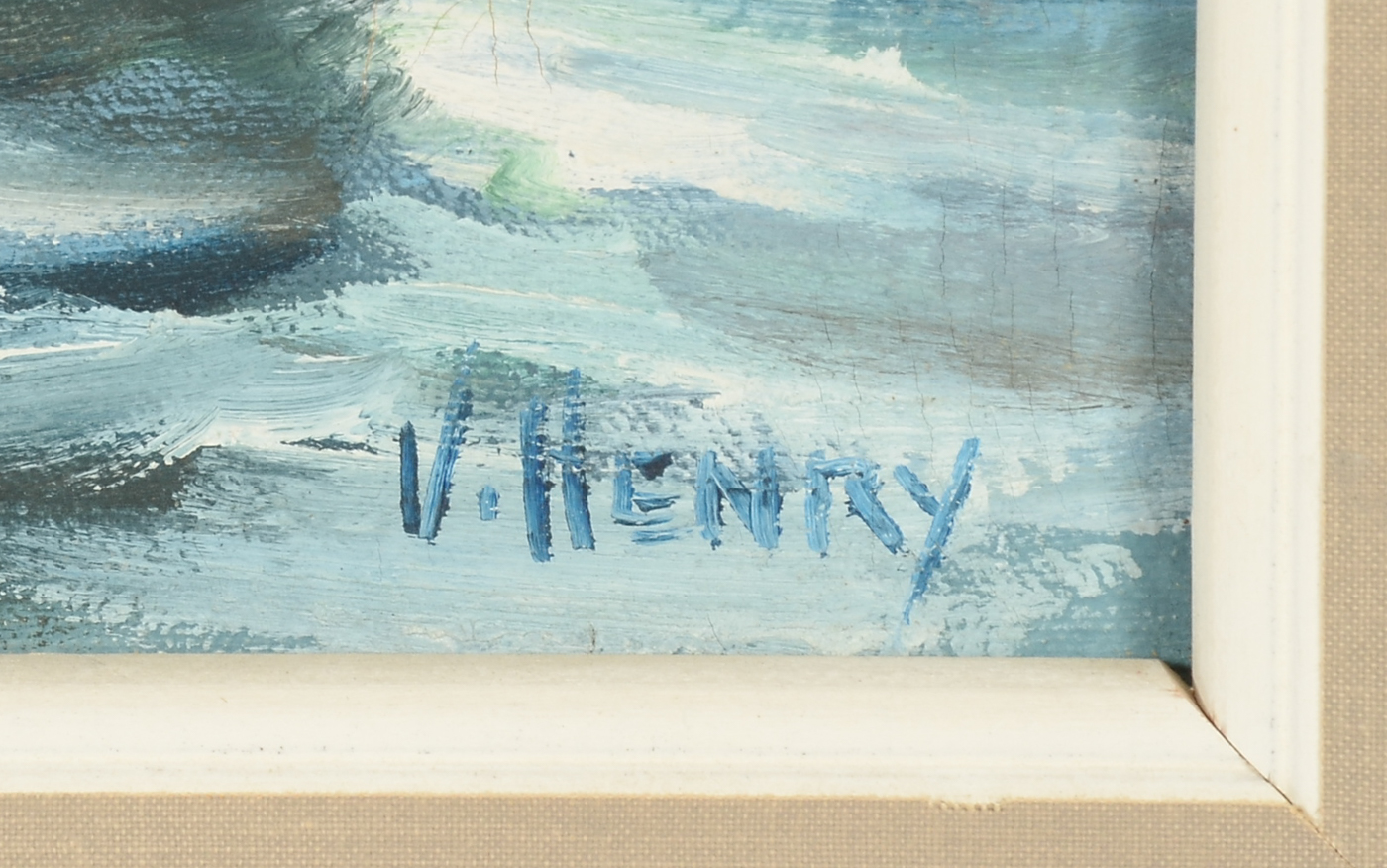 V. Henry Original Nautical Acrylic on Canvas