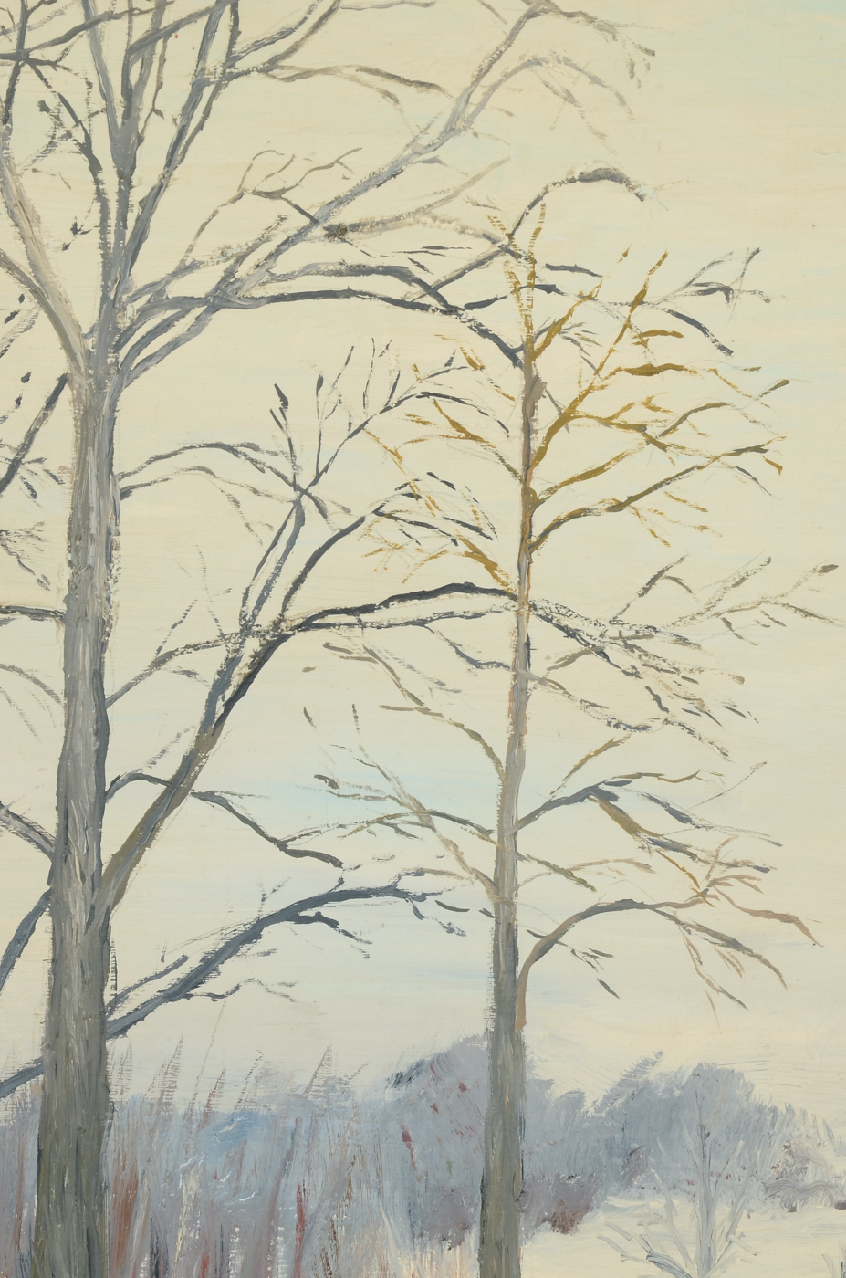 R. P. Huber II Original 1986 Oil on Canvas on Wood