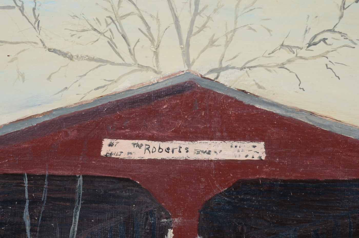 R. P. Huber II Original 1986 Oil on Canvas on Wood