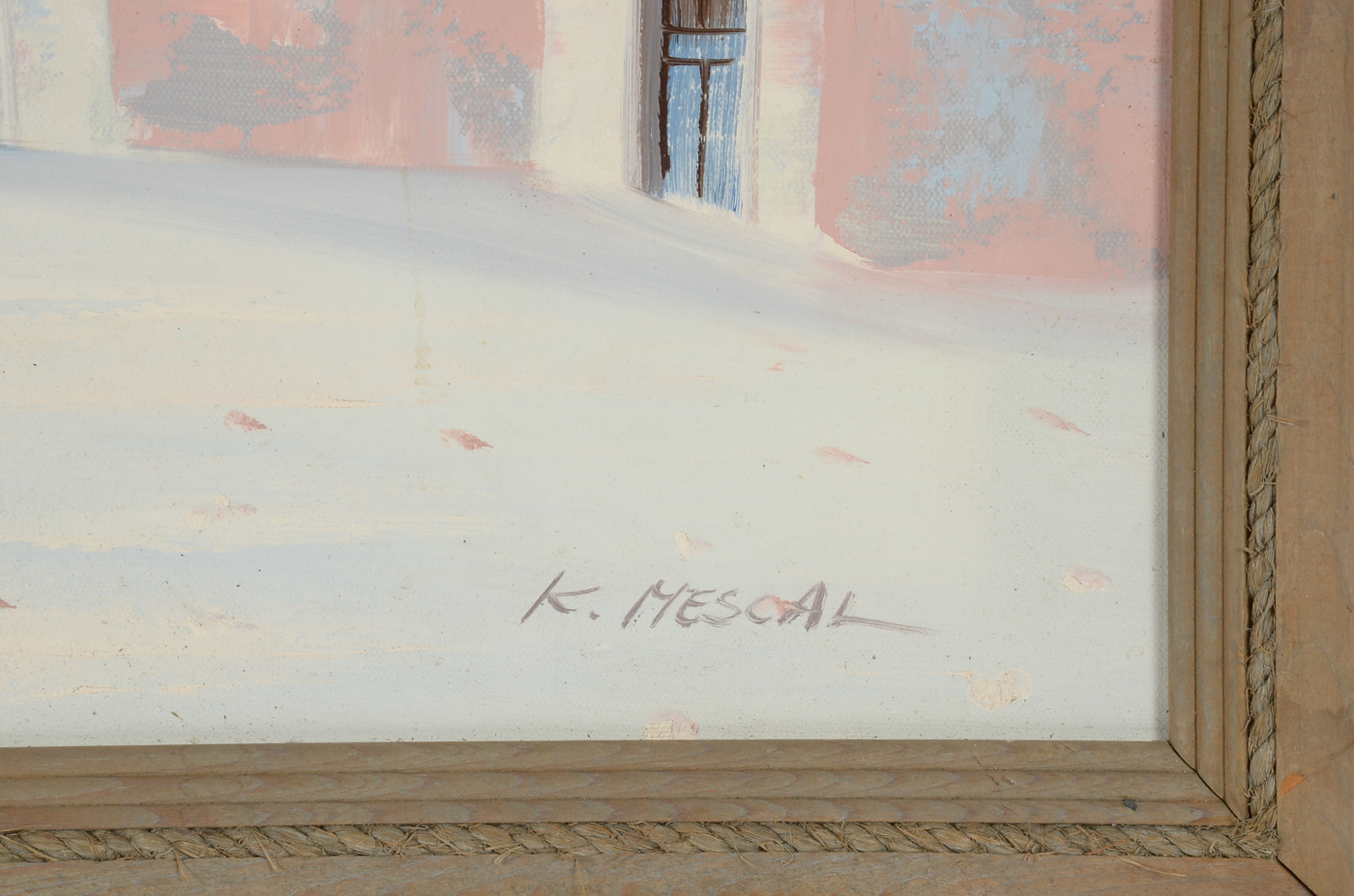 K. Mescal Original Decorative Southwest Oil on Canvas