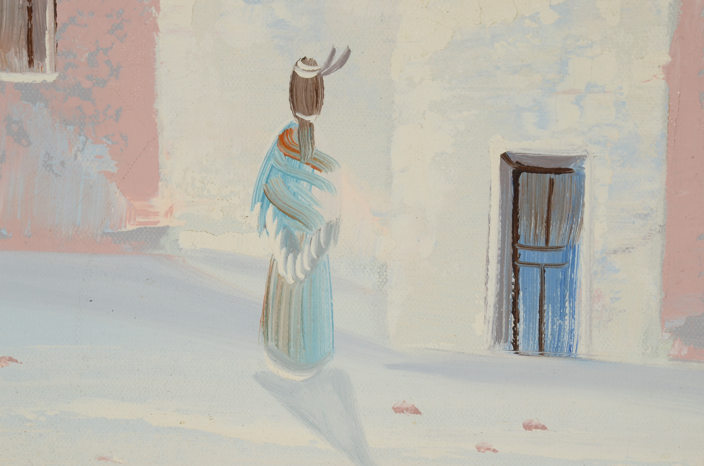 K. Mescal Original Decorative Southwest Oil on Canvas