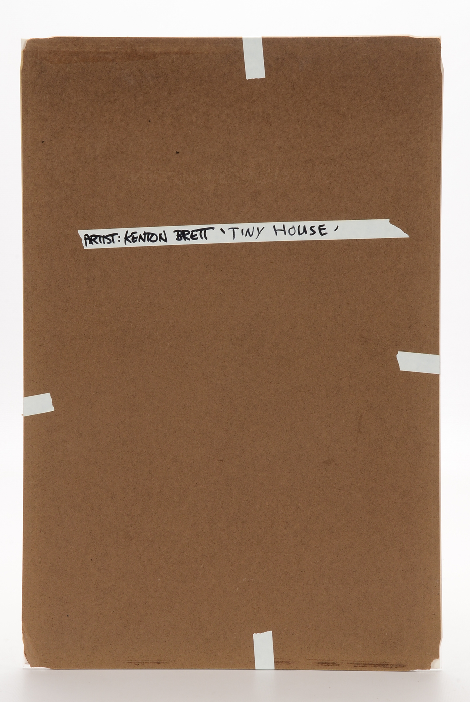 Kenton Brett Original 2008 Pen & Ink Drawing on Paper "Tiny House"