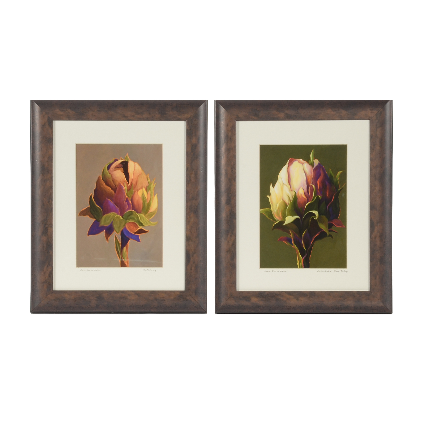 Pair of Jane Kiskaddon Signed Giclées "Hatchling" and "