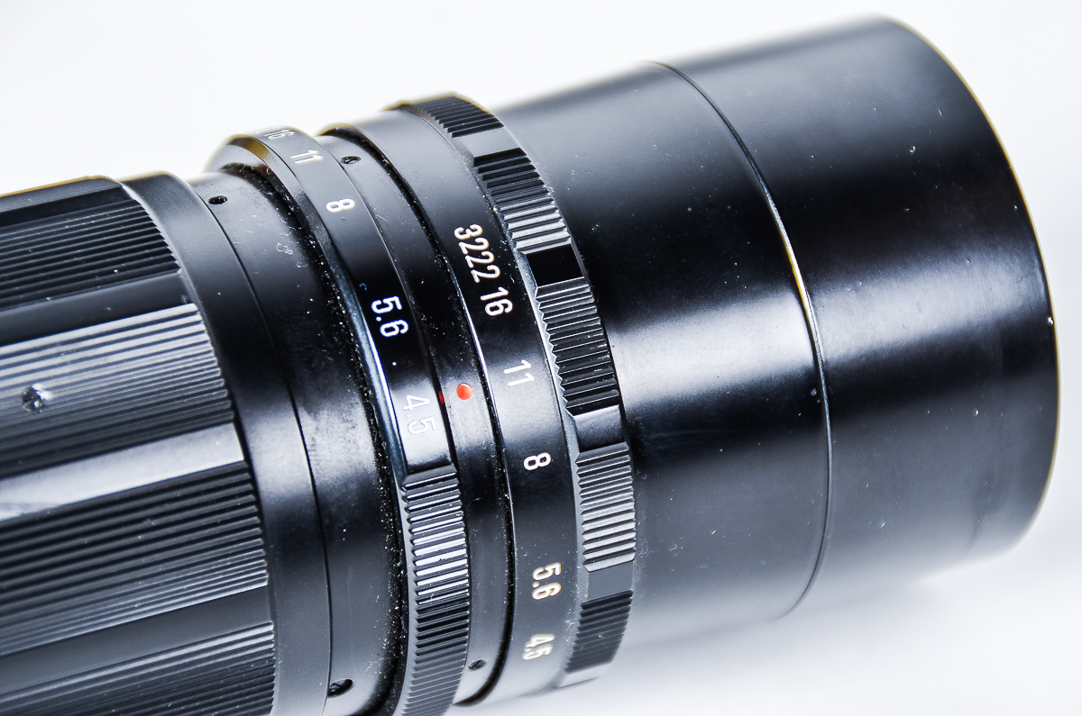 Vintage Nikkormat Camera and Telephoto Lens