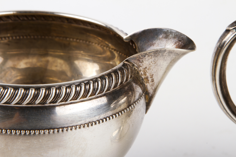 Fisher Silversmiths Weighted Sterling Silver Creamer and Sugar