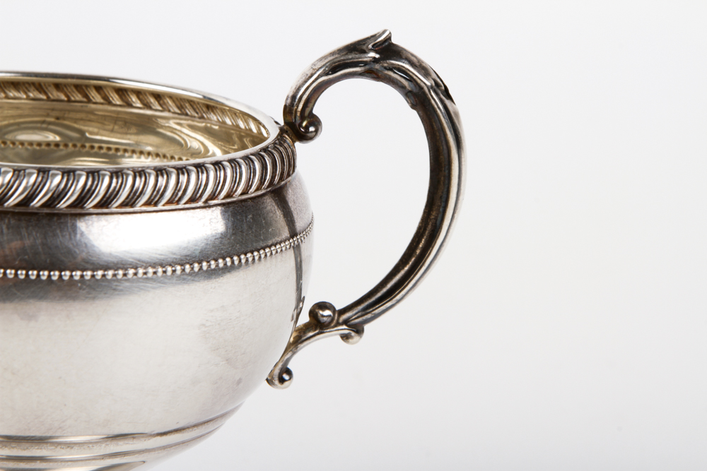 Fisher Silversmiths Weighted Sterling Silver Creamer and Sugar
