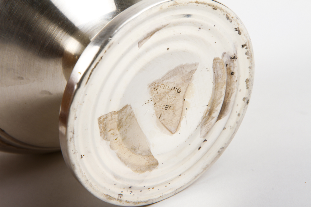 Fisher Silversmiths Weighted Sterling Silver Creamer and Sugar