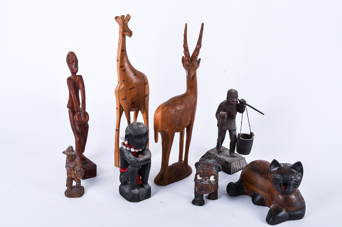 Collection of Wooden Figurines