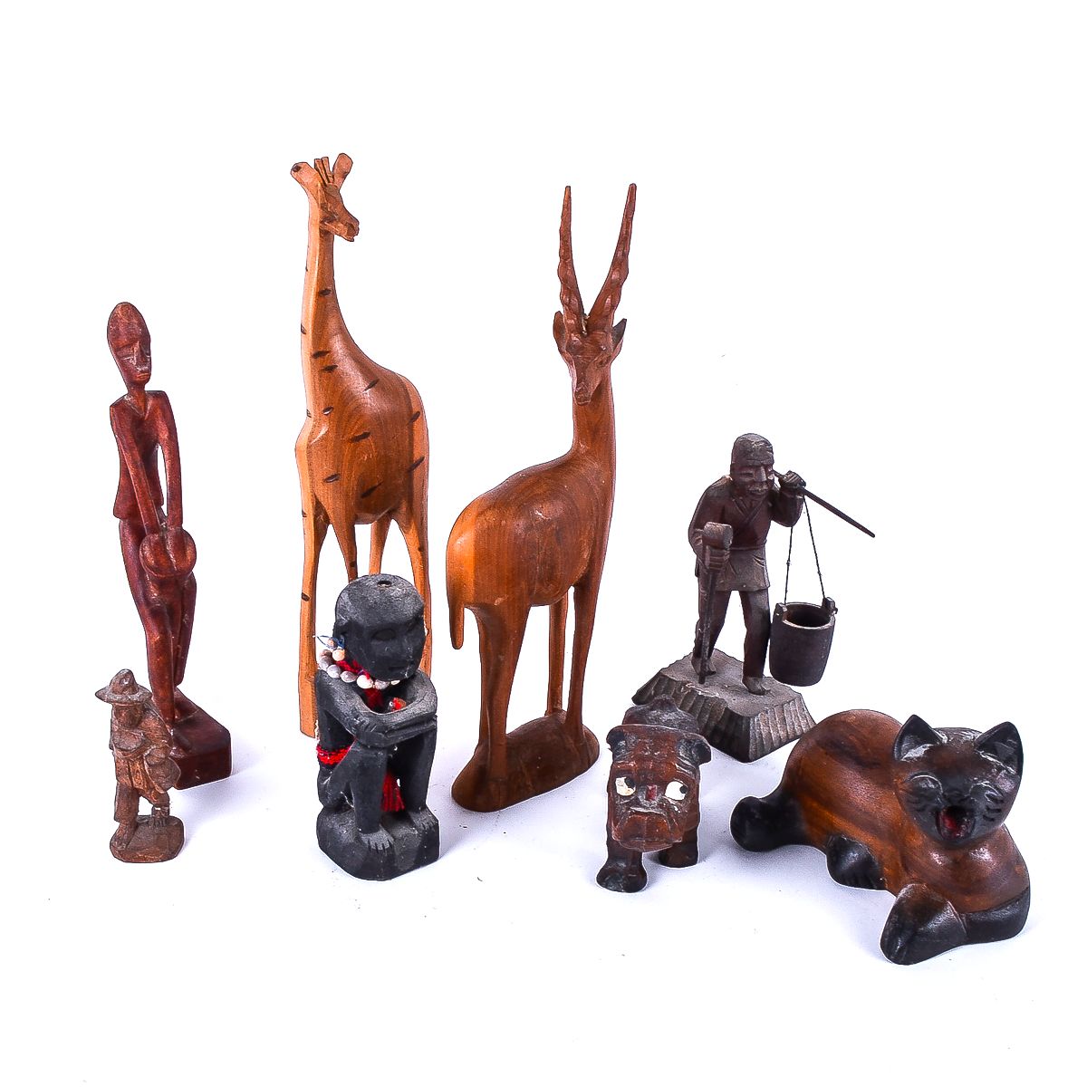 Collection of Wooden Figurines