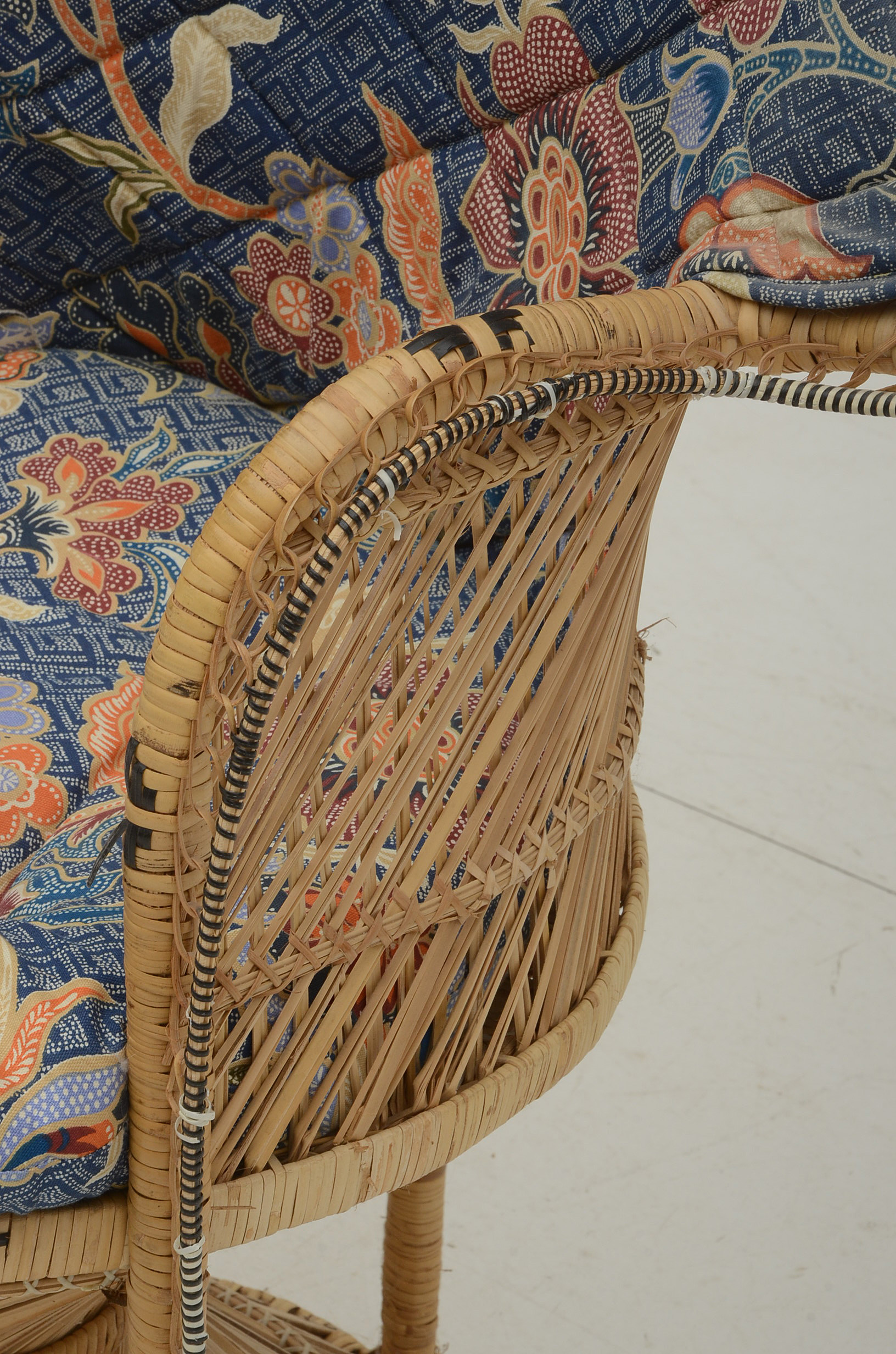 Pair of Wicker Peacock Chairs