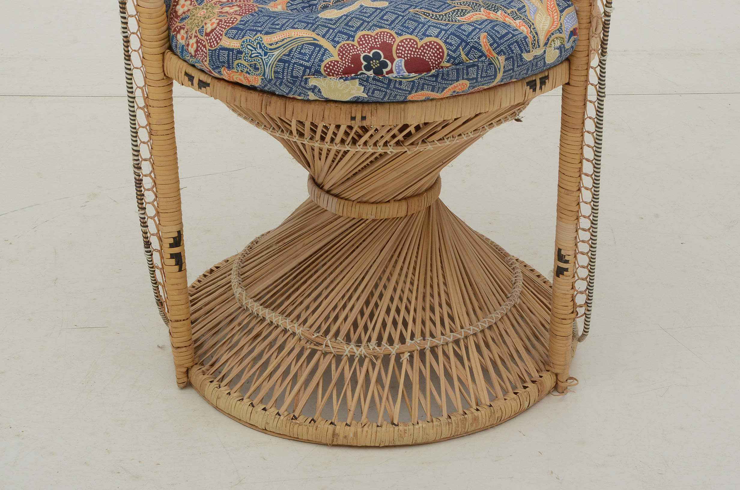 Pair of Wicker Peacock Chairs