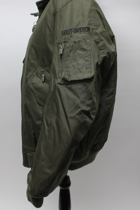 Harley Davidson Green Nylon Men's Jacket