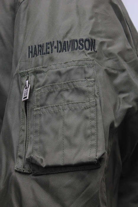 Harley Davidson Green Nylon Men's Jacket