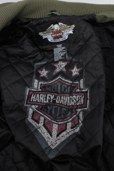 Harley Davidson Green Nylon Men's Jacket