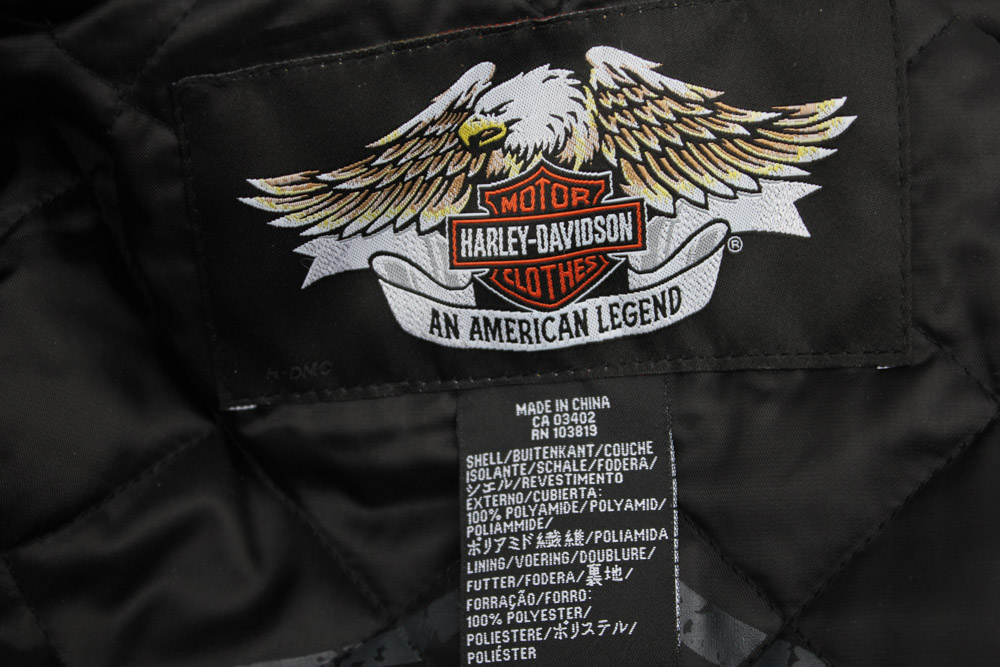 Harley Davidson Green Nylon Men's Jacket