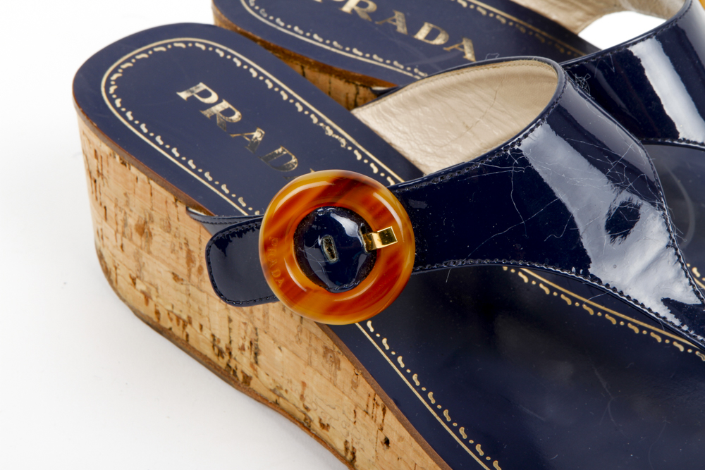 Prada Wedge Sandals