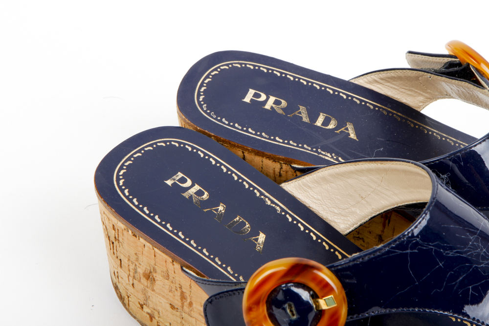 Prada Wedge Sandals