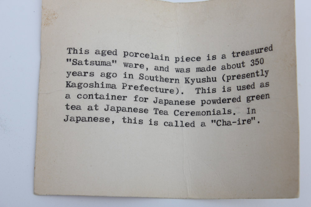 Japanese Chaire Tea Caddies with Boxes