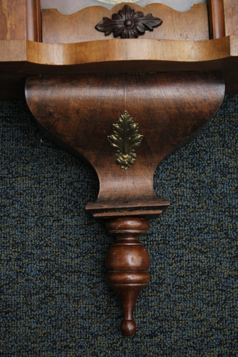 Antique Pendulum Wall Clock in Walnut Case