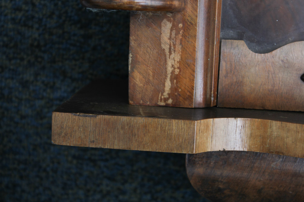 Antique Pendulum Wall Clock in Walnut Case