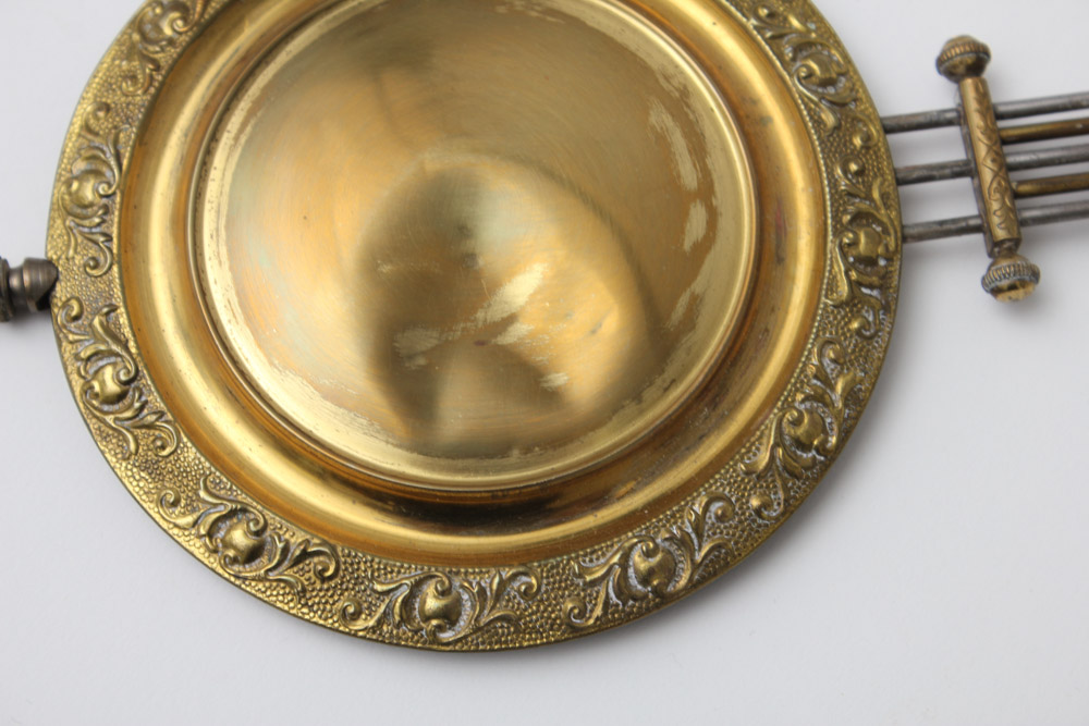 Antique Pendulum Wall Clock in Walnut Case