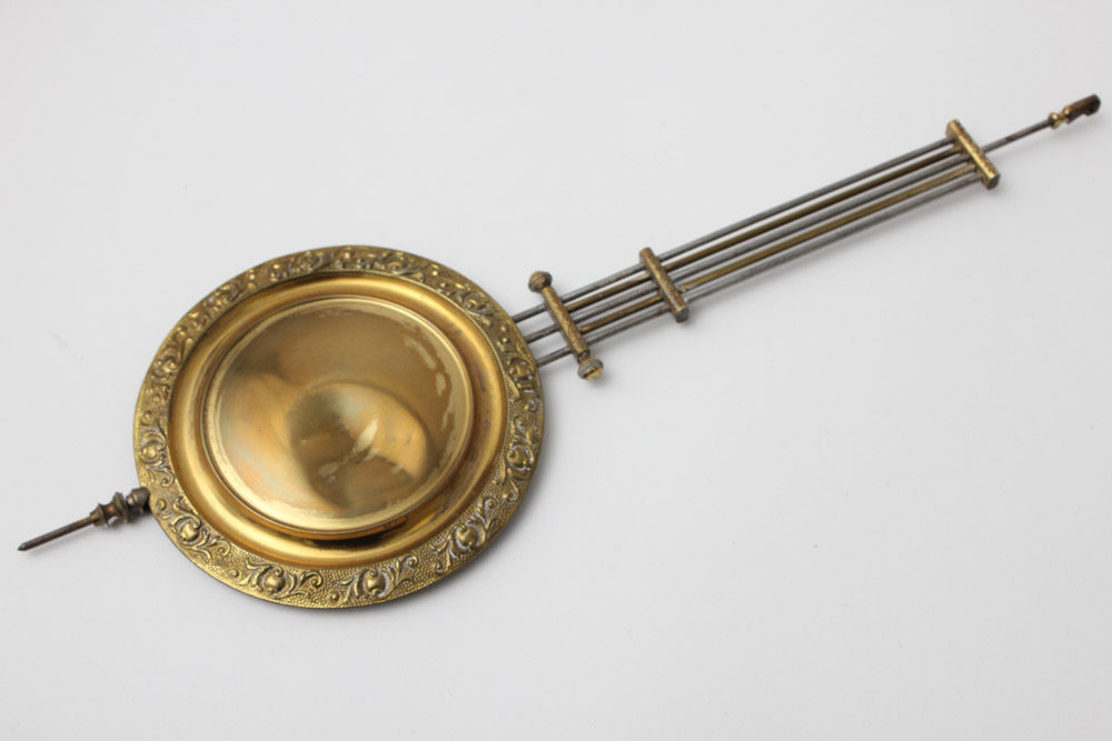 Antique Pendulum Wall Clock in Walnut Case