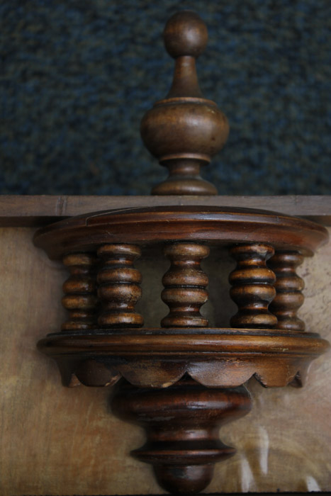 Antique Pendulum Wall Clock in Walnut Case