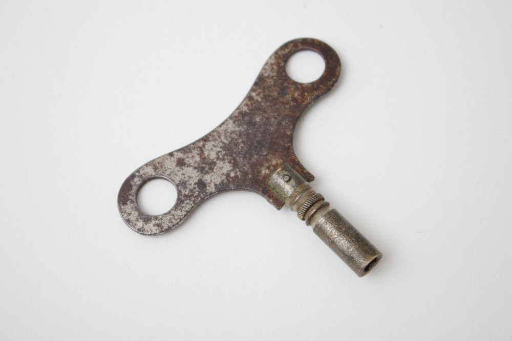 Antique Pendulum Wall Clock in Walnut Case