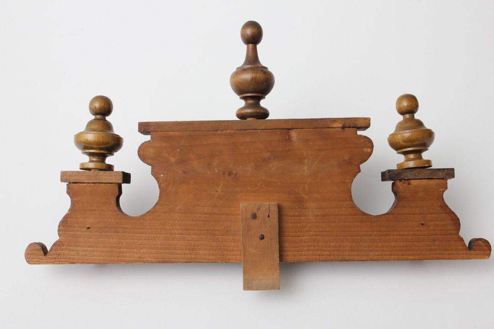 Antique Pendulum Wall Clock in Walnut Case