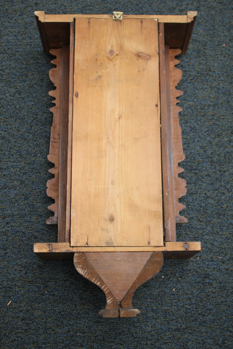 Antique Pendulum Wall Clock in Walnut Case