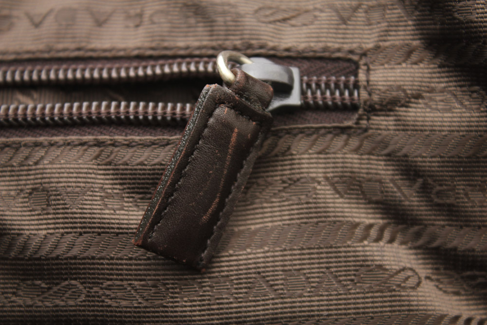 Prada Pink Wool and Leather Handbag