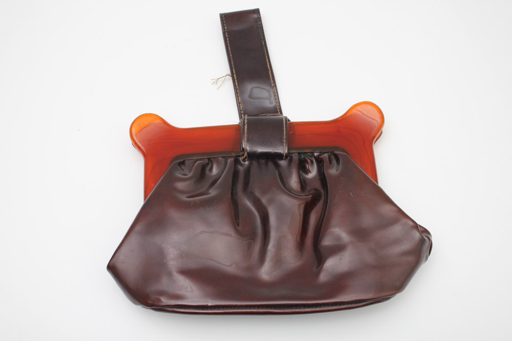 Vintage Lucite Handle Handbags