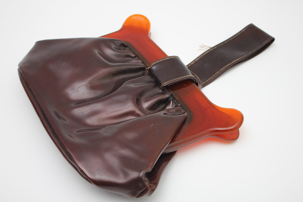 Vintage Lucite Handle Handbags