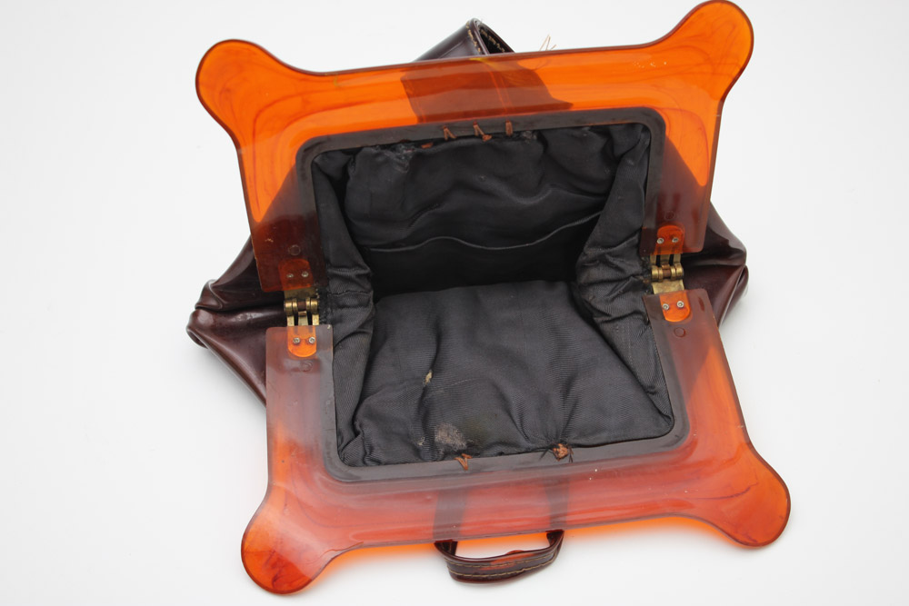 Vintage Lucite Handle Handbags