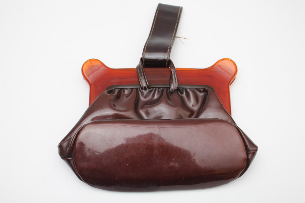 Vintage Lucite Handle Handbags