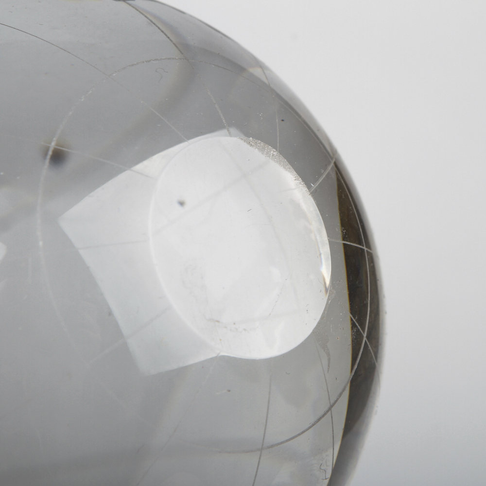 Globe Etched Glass Orbs